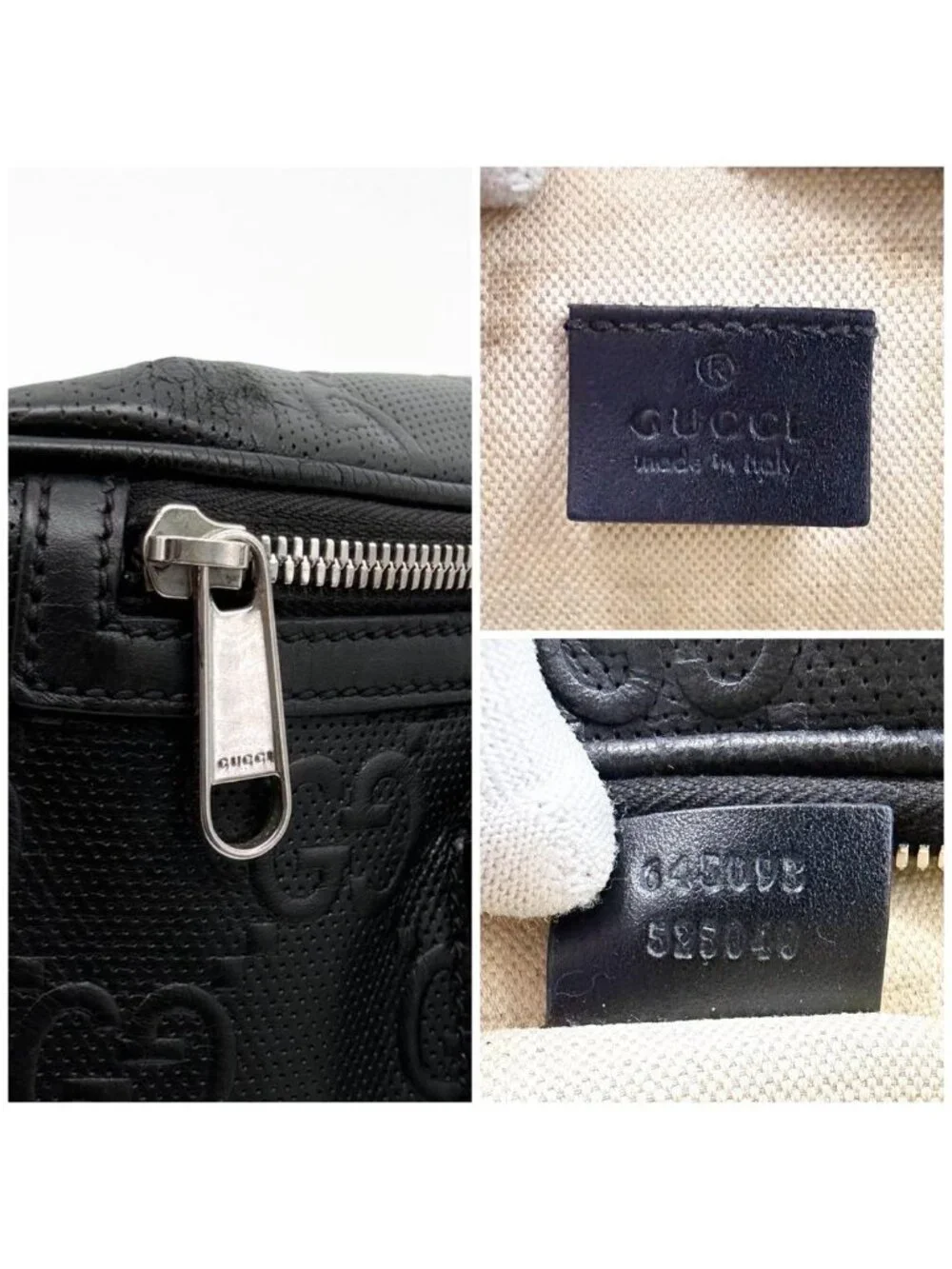 Gucci Jumbo GG Waist Bag Shoulder Embossed